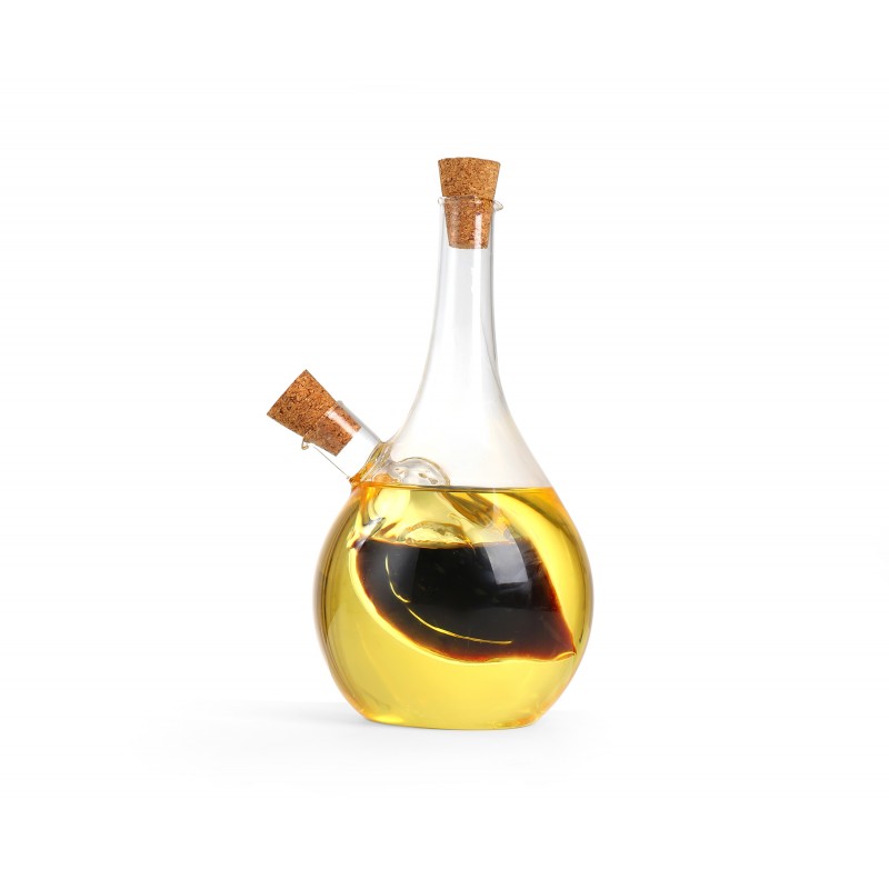 Olive Oil and Vinegar Dual Glass Dispenser Bottle (VB13)